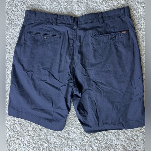 Men's 38 Flat Front Stretch Chaps Blue Shorts - Picture 2 of 4